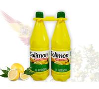 Confezione 2 × 1 L Solimón Succo di Limone • 100% Naturale • Tappi a vite di sicurezza • Non da concentrato • Prodotto spagnolo