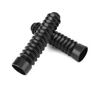 Confezione 2 copri ammortizzatori per forcelle moto, ghette universali per copri forcella anteriore, nere