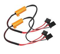 Confezione 2 Decoder LED, Installazione Senza Errori, Senza Hyperflash, Decoder LED per Auto, Resistenza di Carico LED Cancellatore Senza Errori Canbus per Luci LED H7