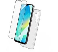 Confezione 2 in 1 Cover per Samsung Galaxy A17 4G/5G morbida trasparente + proteggi schermo 2.5D + SmartFrame - Certificato GRS Bigben