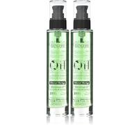 Confezione 2 - LENDAN - Olio per capelli con olio di Moringa - 100 ml + 100 ml - Siero per capelli - Ringiovanente per capelli - Idrata, Nutre e dona forza ai capelli. Confezione 2