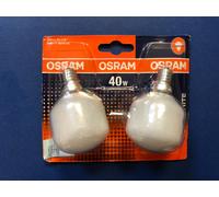 Confezione 2 Osram BELLALUX Goccia P SIL 40W E14 Soft White Opale