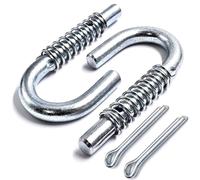 Confezione 2 Perni e Molle Rilascio Ponte Metallo Per Manutenzione Cura Prato