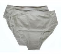 Confezione 2 slip donna cotone fly slip medio bordato liscio bipack RAGNO artico