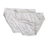 RAGNO Confezione 2 Slip Uomo Mutanda Midi Bipack Sport Articolo 60147Q, 010KB Bianco, L