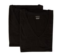 Ragno T-shirt uomo 601418 Maglietta intima scollo a V manica corta cotone Confezione 2
