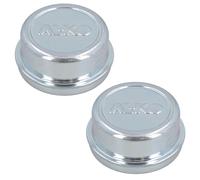 Confezione 2 Tappi Mozzo 66mm Alko Acciaio Cuscinetto Grasso Parapolvere Rimo...