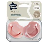 Confezione 2 Tommee Tippee Soothers MODA con Borsa Sterilizzante Pod