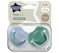 Confezione 2 Tommee Tippee Soothers MODA con Borsa Sterilizzante Pod