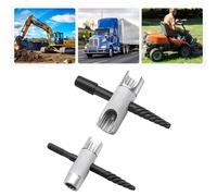 Confezione 2 Utensili Nipplo Grasso 4 in 1 per Installazione Esagonale Misure 38