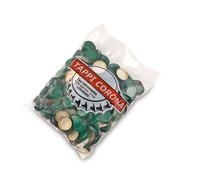 Confezione 200 Tappi Corona Con Sottotappo Verde