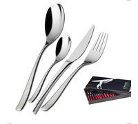 Confezione 24 pezzi in scatola gallery amalfi lucido bugatti, acciaio 18.10 cromo lucido cromo