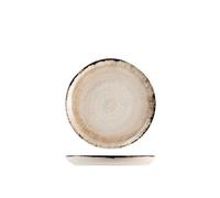 H&H set 24 piattini pane Artisanal in stoneware grigio cm 14