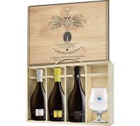 Confezione 3 Birre Collesi + Calice Personalizzato + Cassetta Legno