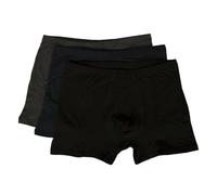 RAGNO Confezione 3 Boxer Uomo bio Cotton Stretch Elastico ricoperto artcolo U547BZ Boxer Confort E Fitting, 900T Assort. Tripack Nero/Blu/Grigio, 7-SETTIMA