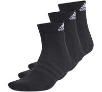 adidas Unisex - Adulto Cushioned Sportswear Ankle Socks 3 Pairs, Black / White, 4.5-6