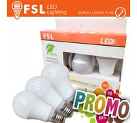 Lampada Goccia: Confezione PROMO 3PACK - 15W 3000K - FL3A6015W30K27