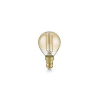 CONFEZIONE 3 LAMPADINE LED WIRE PALLINA AMBRA 2W, 225LUMEN, 2.700K D.4,5CM H. 7,5CM ATTACCO E14