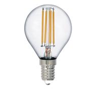 CONFEZIONE 3 LAMPADINE LED WIRE PALLINA TRASPARENTE 2W, 250LUMEN, 2.700K D.4,5CM H. 7,5CM ATTACCO E14
