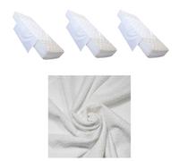(confezione 3 pz) ROVESI Traverse COTONE ALL'INGROSSO oltre 210 gr/mq - Assorbenti, Impermeabili, Traspiranti, Lavabili - Letto Incontinenza Anziani e Bambini, Coprimaterasso (80 x 120 Pz3)