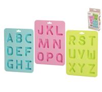 Confezione 3 Stampi Lettere Silicone Pastello Habi