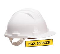 Confezione 30 elmetti caschi di sicurezza industriale dpi cat3 blu