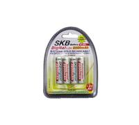 Confezione 4 batterie Ricaricabili STILO SKB - Tipo Stilo "AA" - 2500 mah