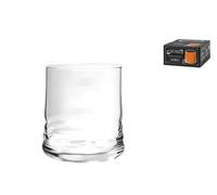 Confezione 4 bicchieri Shake Double Old Fashioned in vetro cc 280