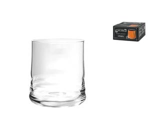 Confezione 4 bicchieri Shake Double Old Fashioned in vetro cc 280