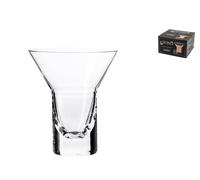 Confezione 4 bicchieri Shake n.2 in vetro trasparente cl 15.