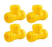 Confezione 4 Connettori T Tubo Giardino Per Più Direzioni Flusso Acqua