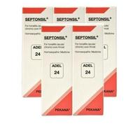 Confezione 5 ADEL 24 Septonsil Goccia Per Tonsillite ( Acuta / Cronico),Sore