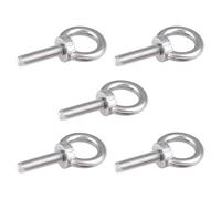 Confezione 5 Bulloni ad Occhiello M8x80mm, Bulloni ad Occhiello con Spallamento in Acciaio Inossidabile 304 per Altalene, Mobili Fai da Te e Uso Esterno（修正原文 “M³x80mm” 为标准规格 “M8x80mm”）