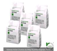 CONFEZIONE 5 BUSTE DA 500G KOBOSAN ACTIVE FOLLETTO VORWERK KOBOLD 51391 ORIGINAL