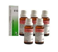 Confezione 5 Dr.Reckeweg R10 Climacteric Goccia (22ml) Omeopatico - Gratis Nave