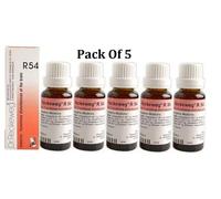 Confezione 5 Dr. Reckeweg R54 Gocce Memoria Omeopatiche 22ml Uso Orale