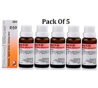 Confezione 5 Dr.Reckeweg R59 Peso Perdita Gocce (22ml) Omeopatico / Gratis Nave