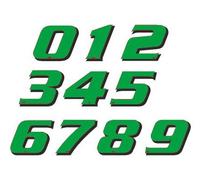 CONFEZIONE 5 NUMERI ADESIVI DEL NUMERO 8 compatibile con UNIVERSAL UNIVERSAL