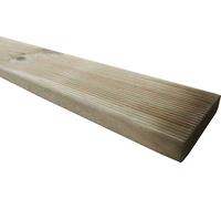 Confezione 5 Pezzi Profilo Zigrinato 2,7x12x240 cm in Legno di Pino Impregnato