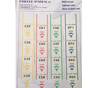 Confezione 5 Rotoli da 2000 Ticket Etichette Numerate ELIMINACODE a Rondine