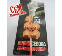 Confezione 5 ugelli Cebora art 1371 Per torcia CP 160 - ugello 1,1 mm - nozzles
