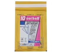 Confezione 50 Busta imbottita Sacboll C (17x27 cm) carta avana Blasetti