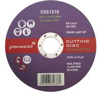 (Confezione 20) Parweld (12.7cm) 125mm x 1mm Sottile Acciaio Inox Metallo Taglio