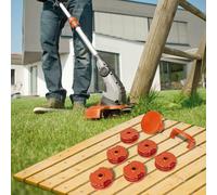 Confezione 6+2 Bobine di Ricambio Nylon per Decespugliatori WG116 WG119 16ft Str