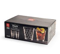 Confezione 6 Bicchieri Dof Stack In Vetro Trasparente, 32Cl