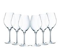 Confezione 6 Calici Exaltation In Vetro Sonoro Superiore Trasparente Cl 38.