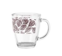 Confezione 6 Mug In Vetro Decoro Michelle Chio