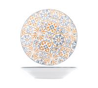 Confezione 6 Piatti in stoneware/gres Capri Fondo Cm21 H&H