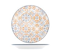 Confezione 6 Piatti in stoneware/gres Capri Frutta Cm20 H&H