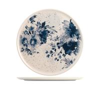 Confezione 6 Piatti Indingo In Stoneware Tondi Cm 32 Beige H&H